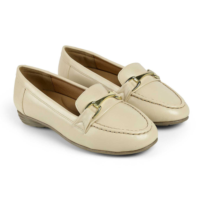 Tresmode Buc Beige Women's Casual Loafers
