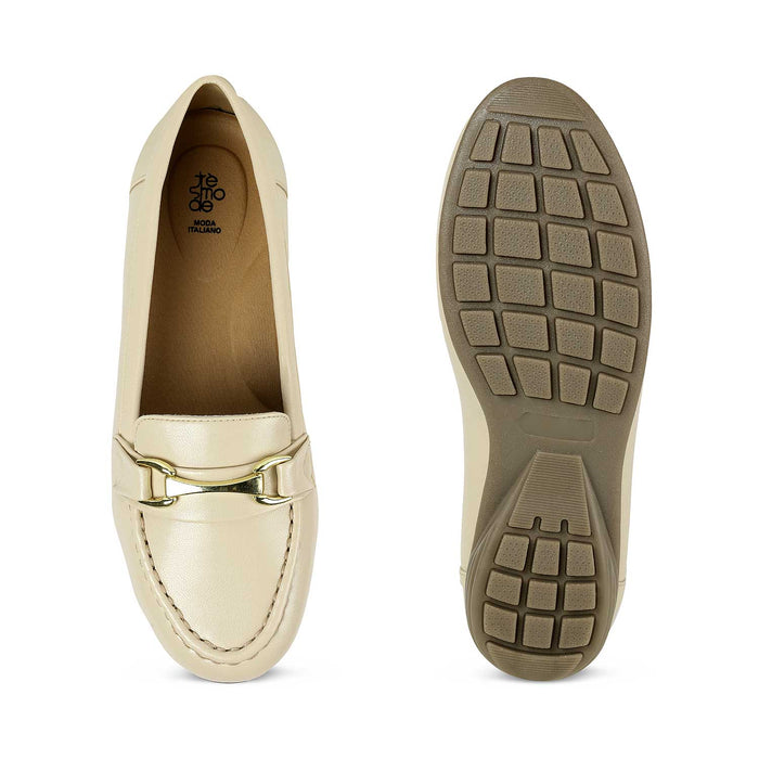 Tresmode Buc Beige Women's Casual Loafers