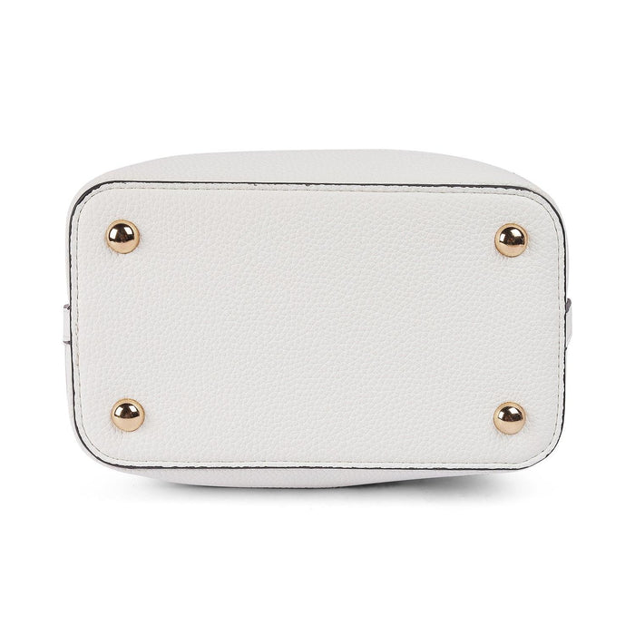 Tresmode White Women's Drawstring Closure Bag