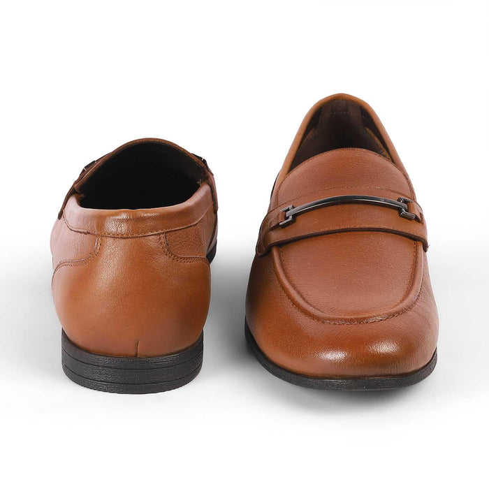 Byron Tan Men's Round Shape Loafers Tresmode