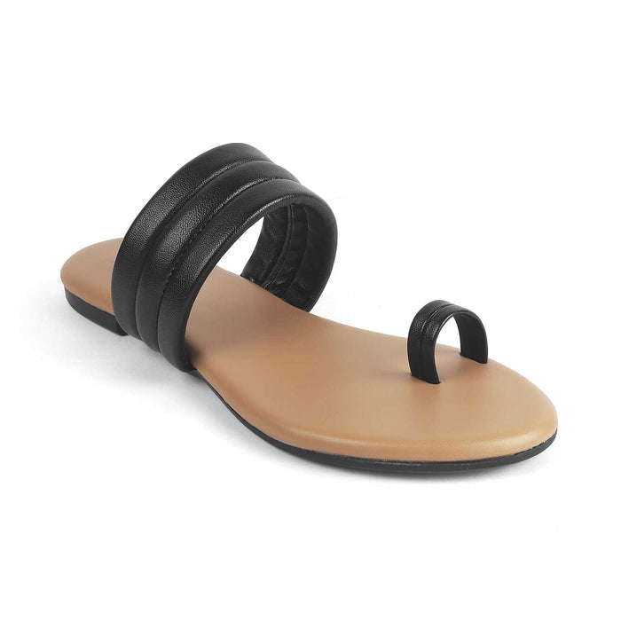 Women's Black Flats Tresmode