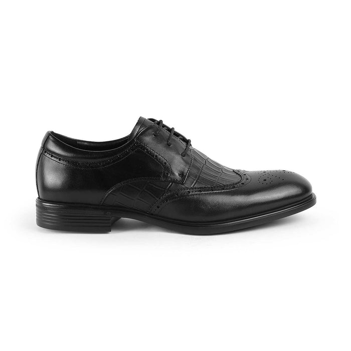 Cent Black Men's Oxford Brogue Lace Ups Tresmode