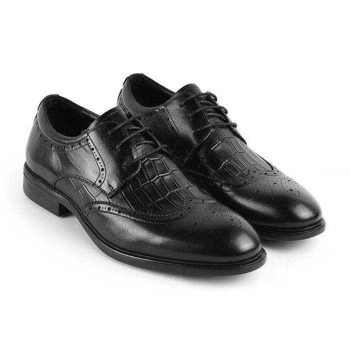 Cent Black Men's TPR Sole Lace Ups Tresmode