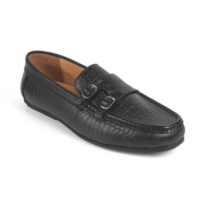 Men's Genuine Leather Double Monk Shoes Tresmode