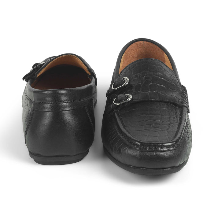 Men's Square Toe-shape Double Monk Shoes Tresmode