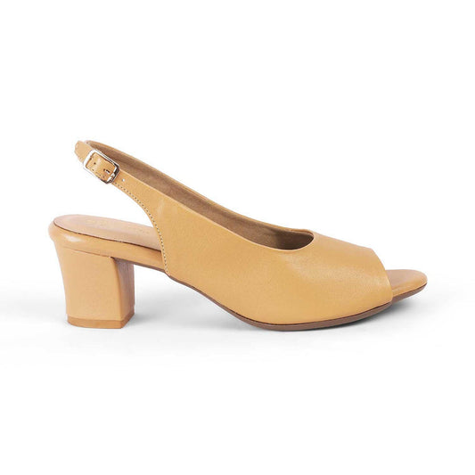 EdeeBeige Women's Peep-toe Block Heel Sandals Tresmode