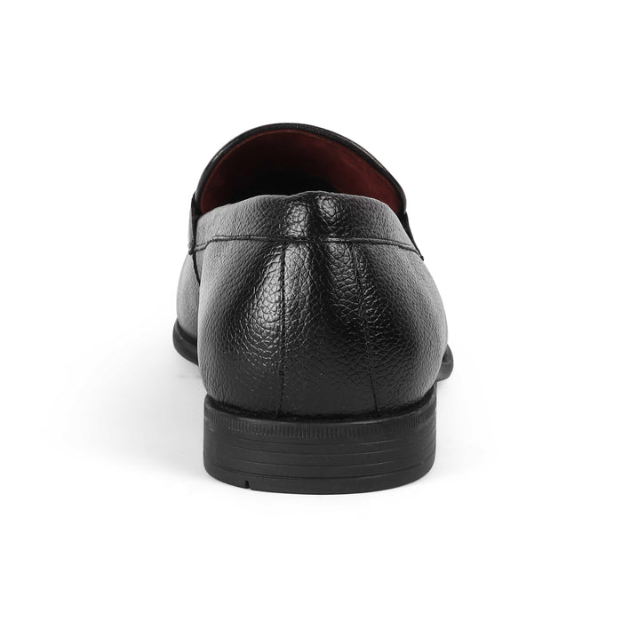 Even Black Men's TPR Sole Loafers Tresmode