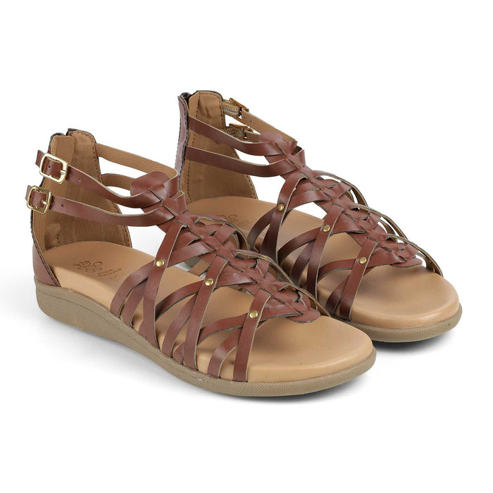 Women's TPR Sole Platform Flats Tresmode