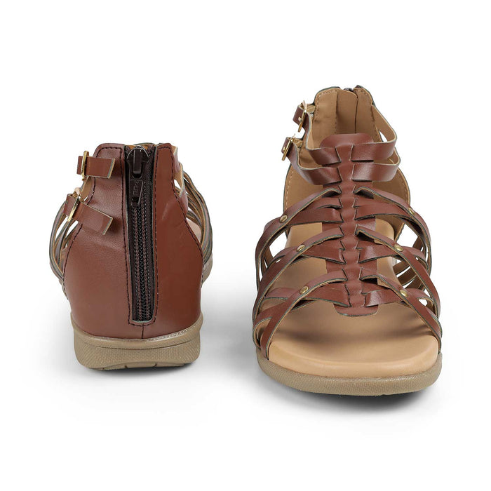 Women's Round Toe-shape Platform Flats Tresmode