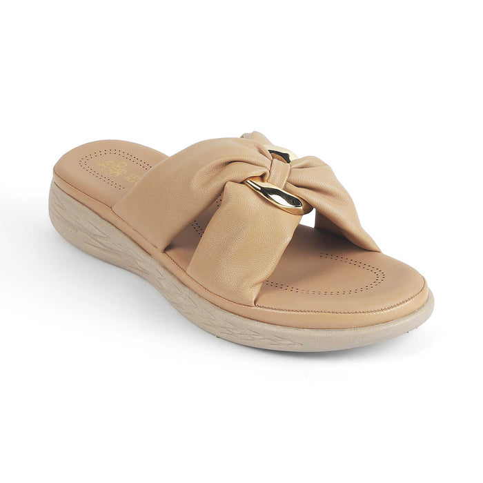 Women's Beige Wedges Tresmode
