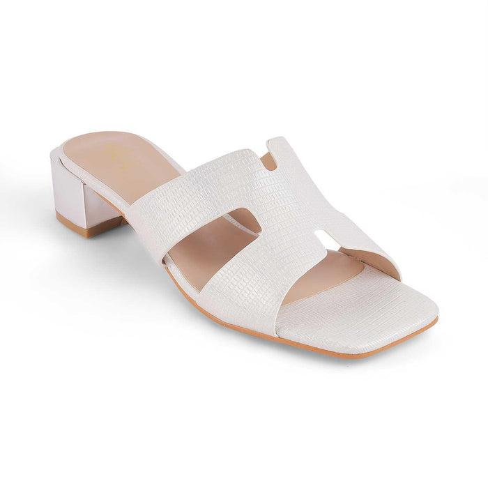 Incredible White Women's Block Heel Sandals Tresmode