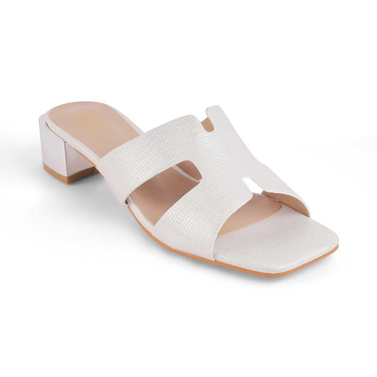 Incredible White Women's Block Heel Sandals Tresmode