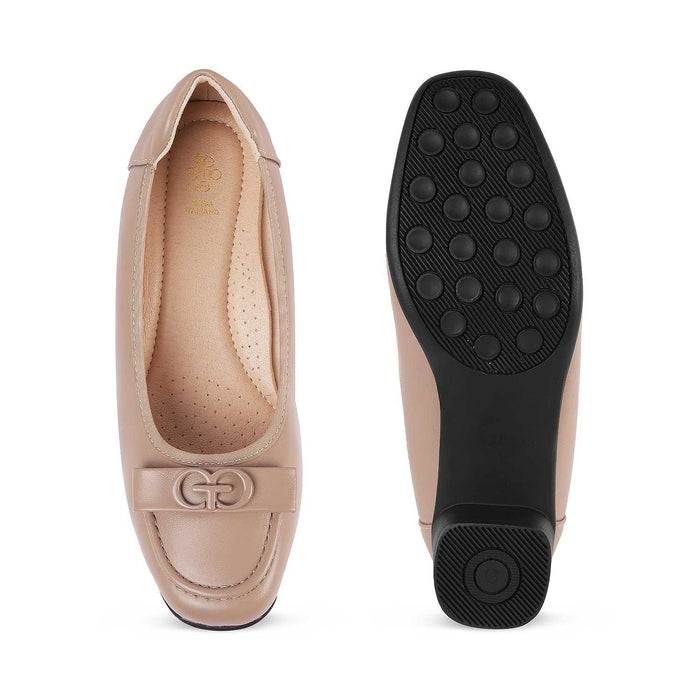 Jacob Beige Women's Stylish Pumps Tresmode