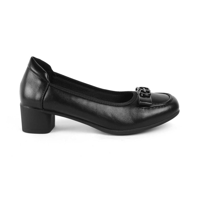 Jacob Black Women's Block Heel Pumps Tresmode