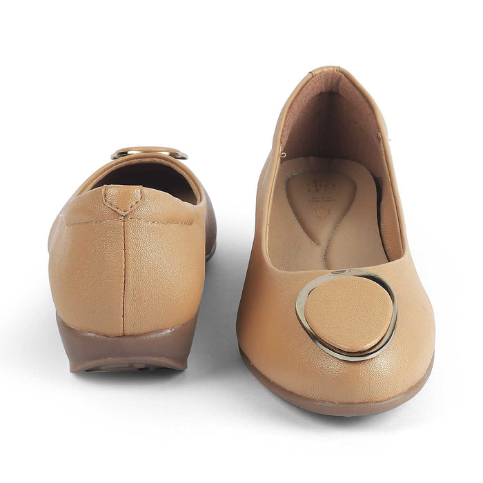 Women's 1-inch Platform Comfortable Ballerinas Tresmode