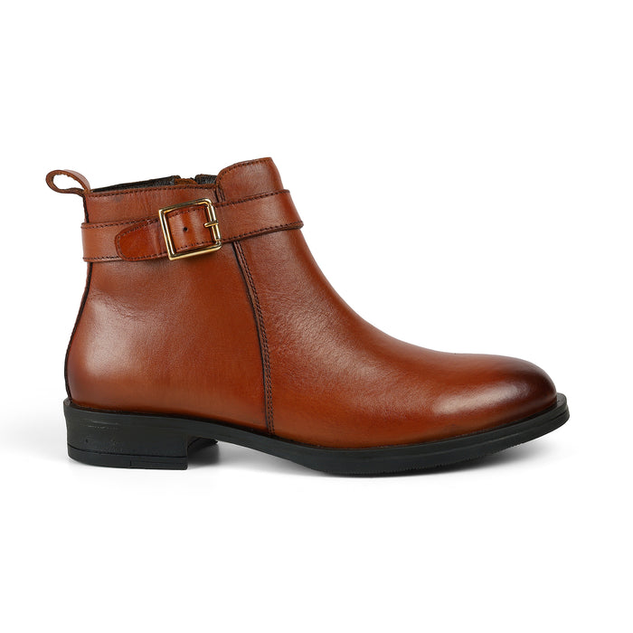Tresmode Jill Tan Women's Ankle-length Boots