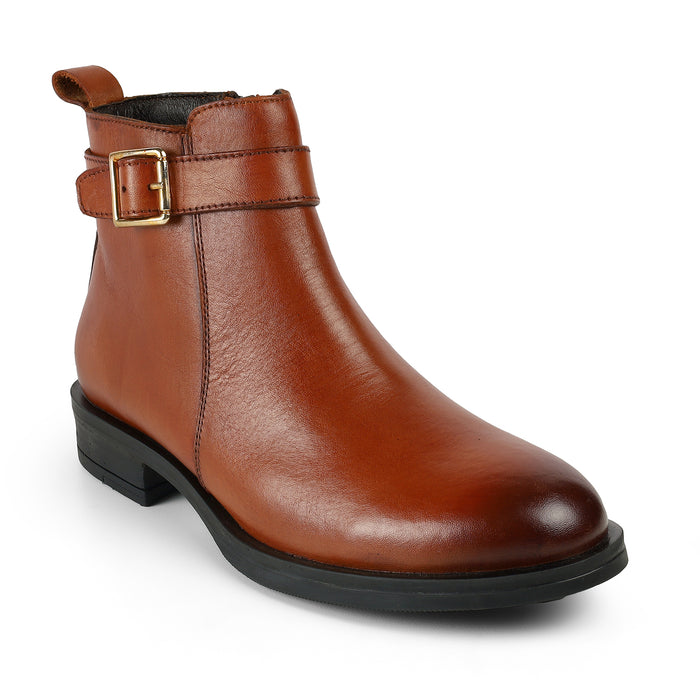 Tresmode Jill Tan Women's Ankle-length Boots