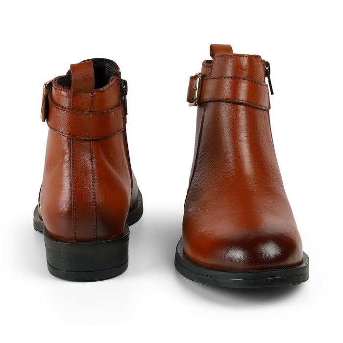 Tresmode Jill Tan Women's Ankle-length Boots