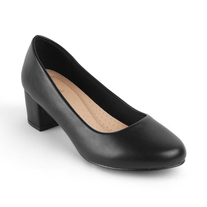 Koko Black Women's 2-inch Block Heel Pumps Tresmode
