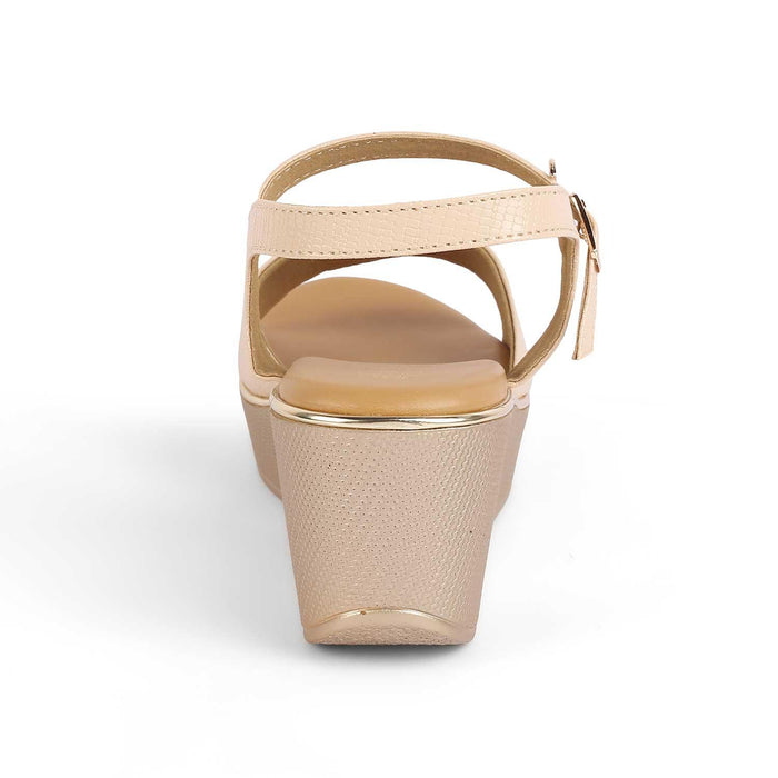 Lannes Beige Women's Vegan-Friendly Wedges Tresmode