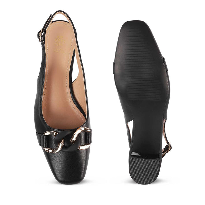 Lovee Black Women's Charming and Chic Pumps Tresmode
