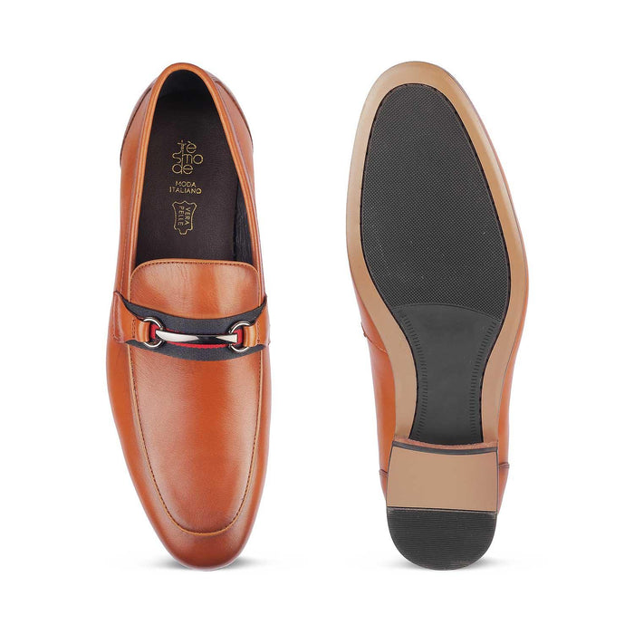 Merci Brown Men's Timeless Leather Loafers Tresmode