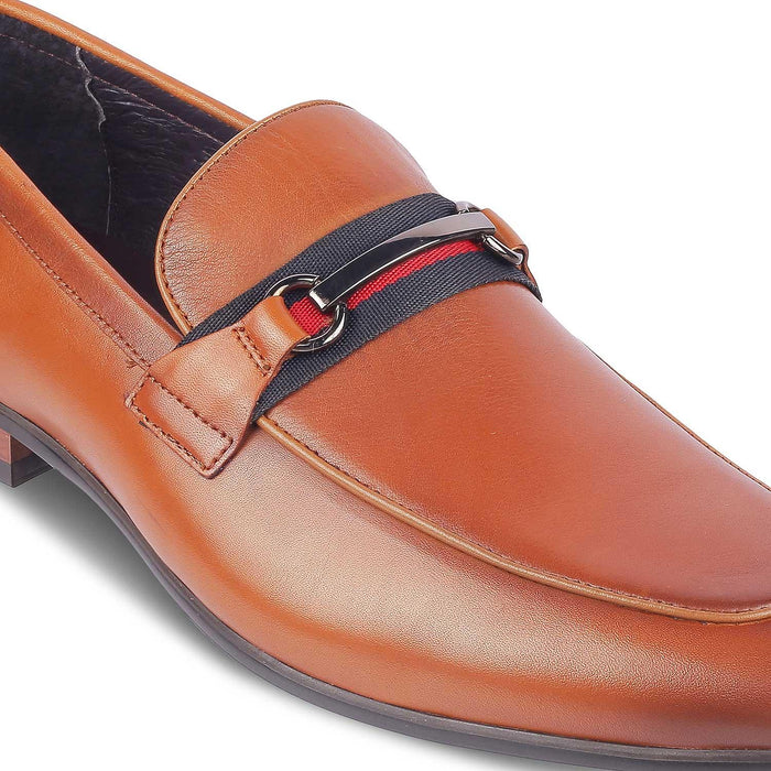 Merci Brown Men's Formal Leather Loafers Tresmode