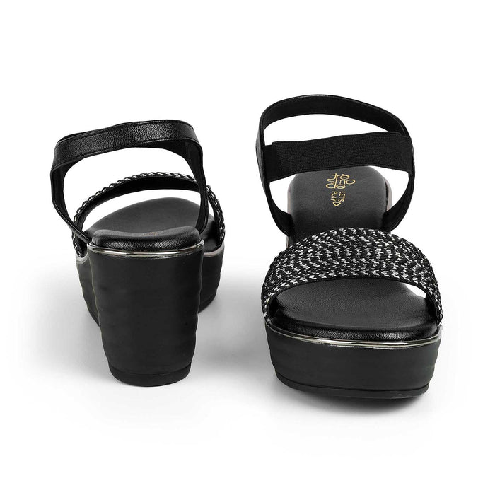 Women's Almond Toe-shape Wedge Sandals Tresmode