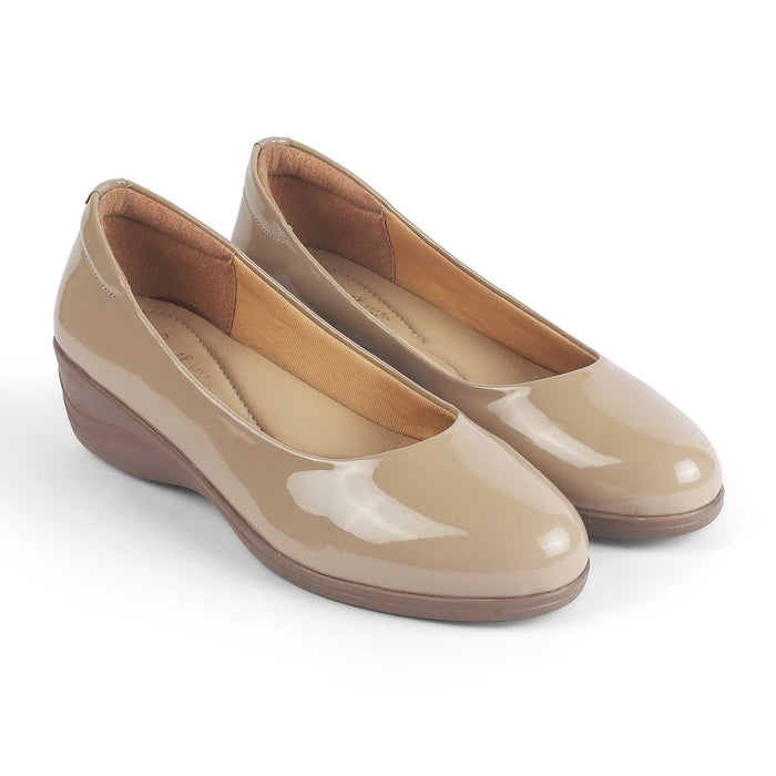 Women's TPR Sole Wedge Ballerinas Tresmode