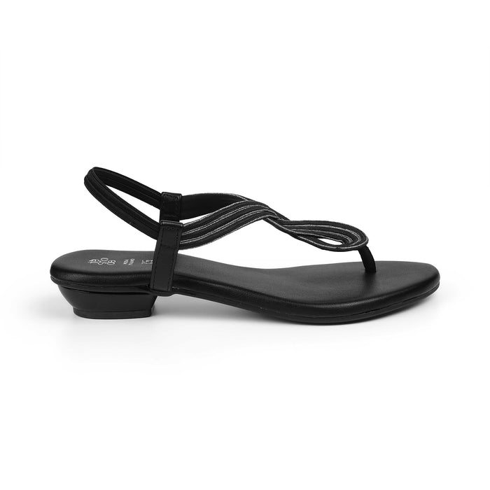 Tresmode Moglam Black Women's Dress Sandals