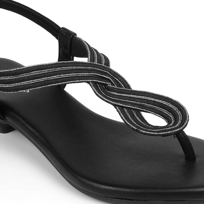 Tresmode Moglam Black Women's Dress Sandals