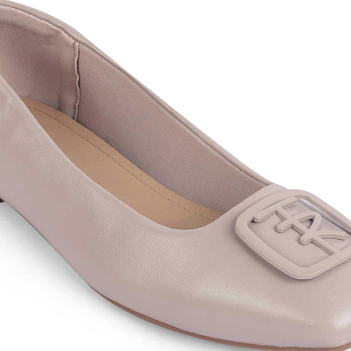 Nany Grey Casual Ballerinas For Women Tresmode