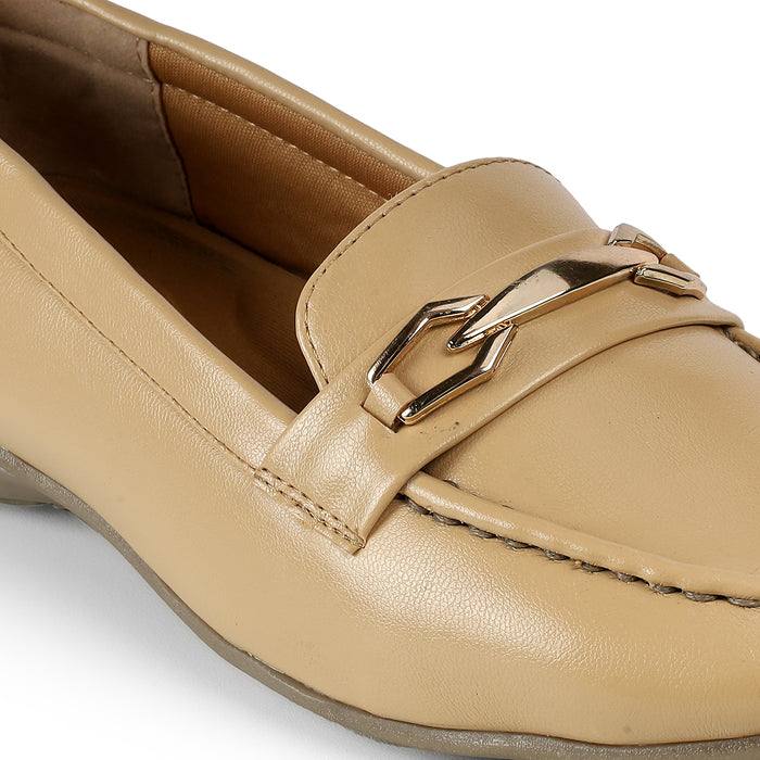 Tresmode Nubuc Camel Women's Casual Loafers