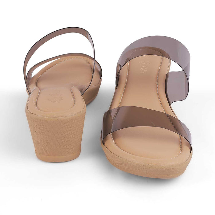 Parklane Black Women's Vegan-Friendly Wedge Sandals Tresmode