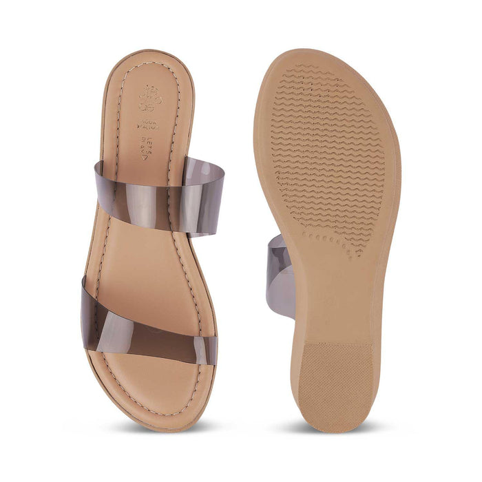 Parklane Black Women's Super Trendy Wedge Sandals Tresmode