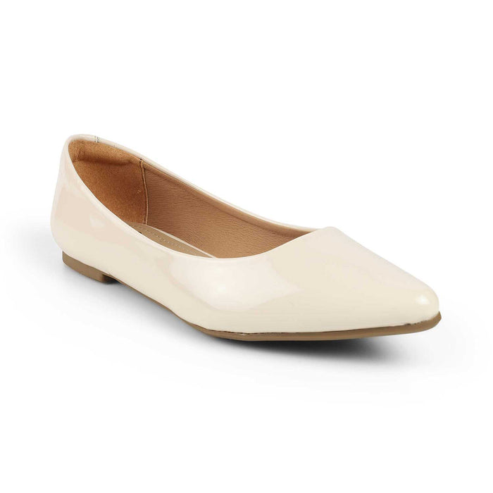 Women's Beige Ballerinas Tresmode