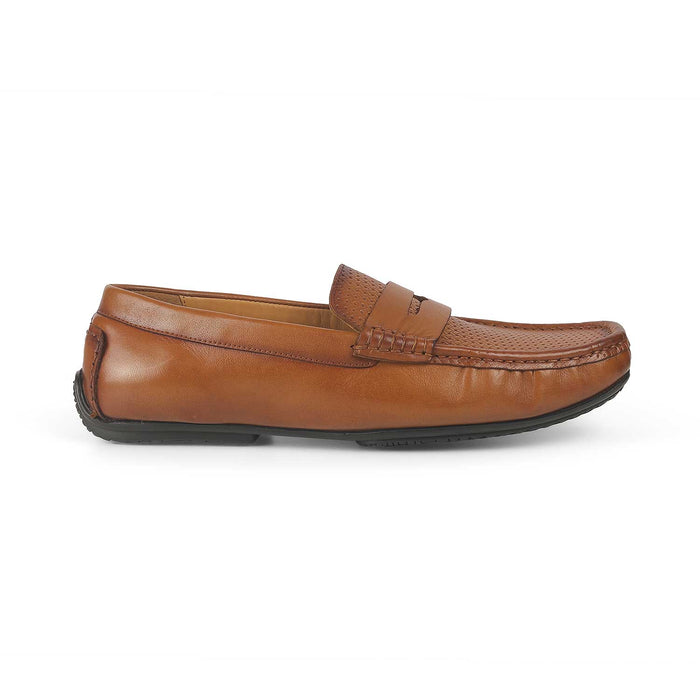 Men's Leather Penny Loafers Tresmode