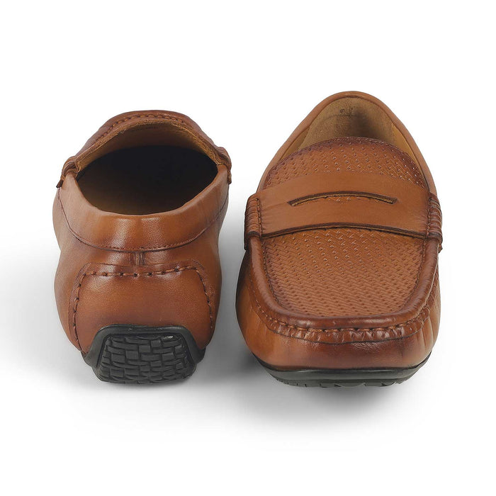 Men's Sophisticated Leather Penny Loafers Tresmode