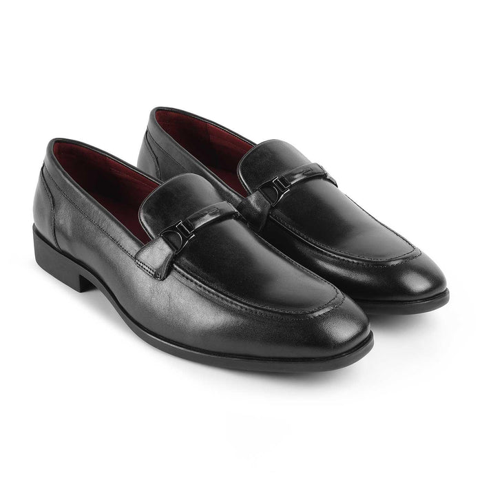 Rofel Black Men's TPR Sole Loafers Tresmode