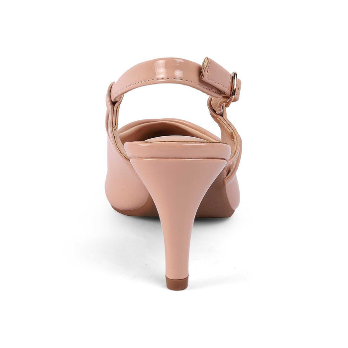 Saka Nude Women's Pointed Shape Pumps Tresmode