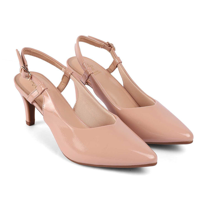 Saka Nude Women's TPR Sole Pumps Tresmode