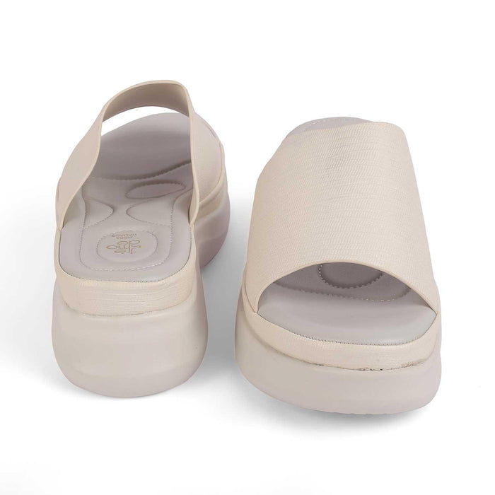San White Women's Ultra-comfortable Casual Wedges Tresmode