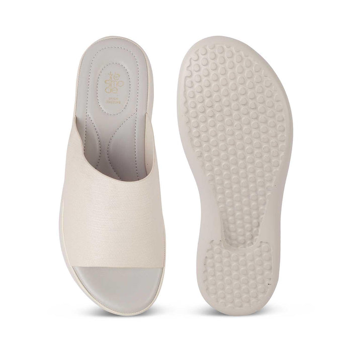San White Casual Wedges For Women Tresmode