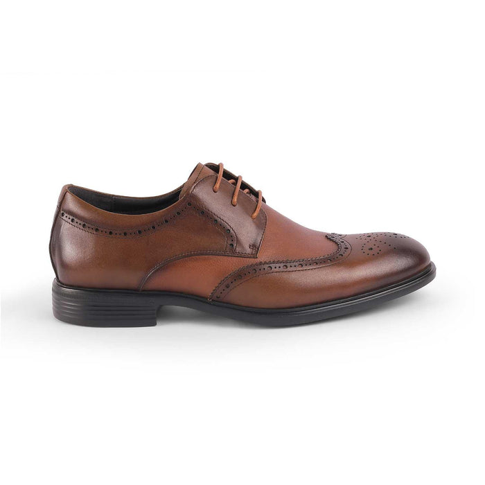 St.James Brown Men's Oxford Brogue Lace Ups Tresmode