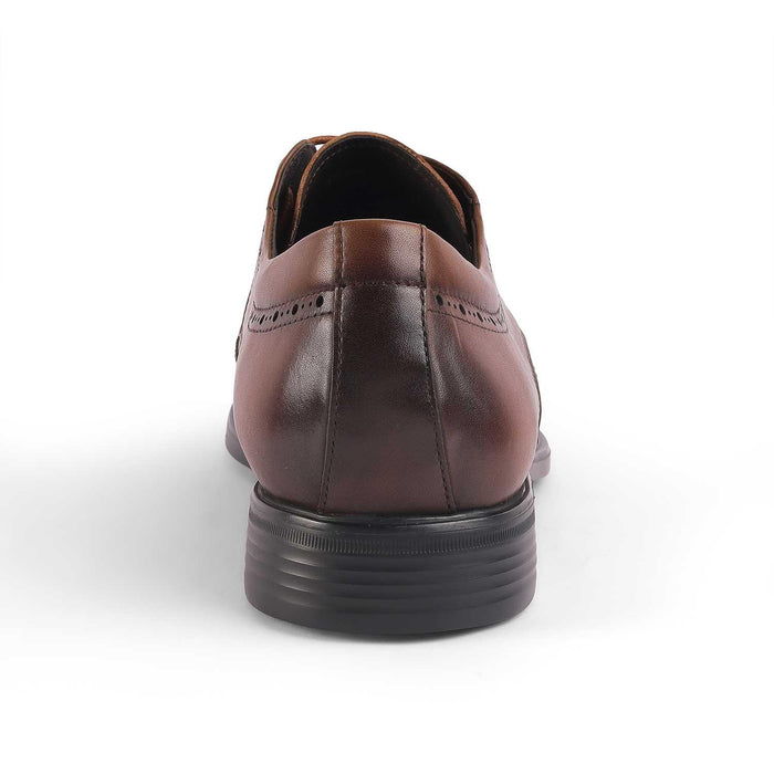 St.James Brown Men's Round Shape Lace Ups Tresmode