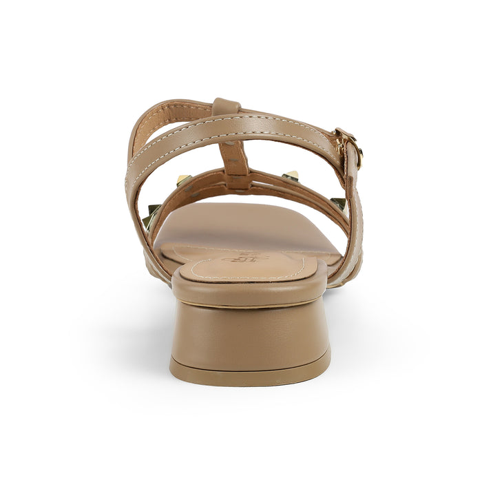 Women's Square Toe-shape Block Heel Sandals Tresmode