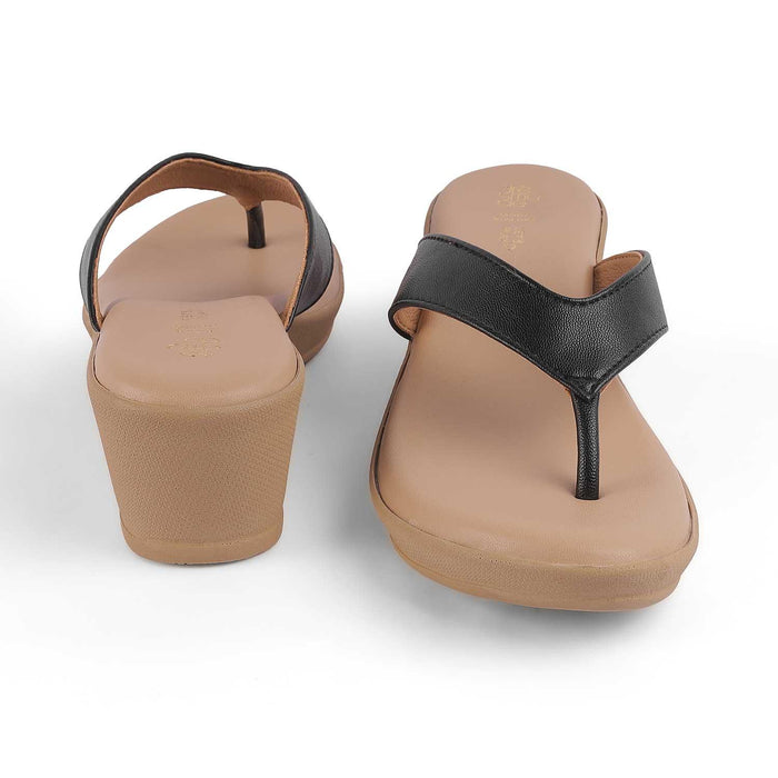 Terni Black Women's Casual Wear Sandals Tresmode