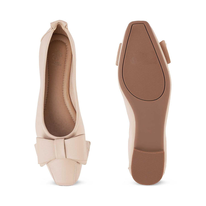 Treiu Beige Women's Charming Ballerinas Tresmode