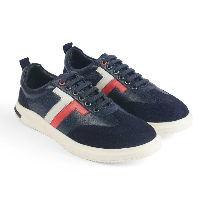 Vorsa Blue Men's Trendy Sneakers Tresmode