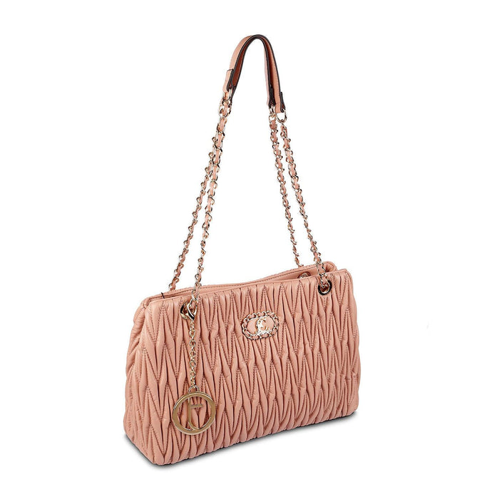 Tresmode Pink Women’s Zip and Magnetic Closure Sling Bag